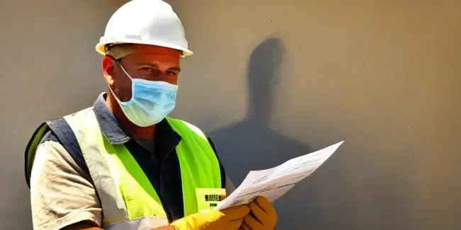 Asbestos Abatement Contractors holding an work order