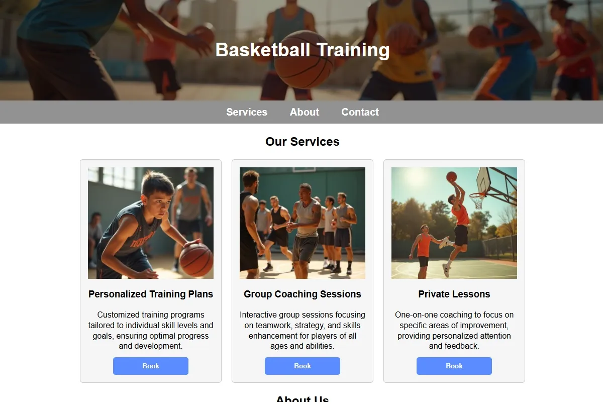 Basketball Training professional working at a laptop