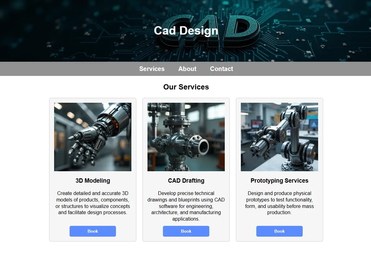 Cad Design professional working at a laptop