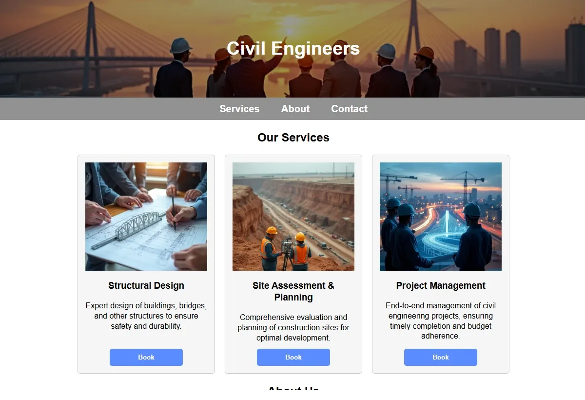 Civil Engineers professional working at a laptop