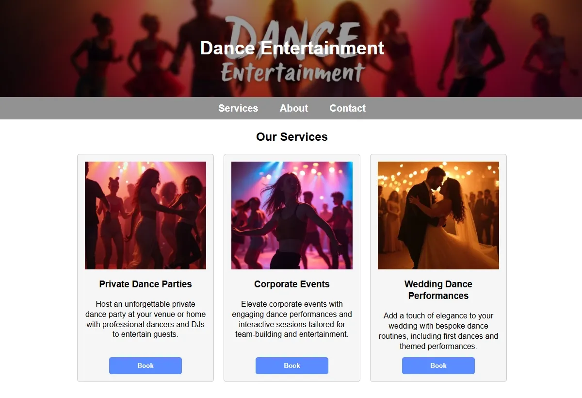Dance Entertainment professional working at a laptop
