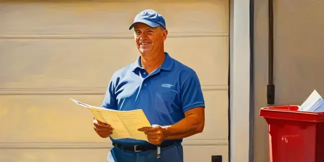 Garage Doors holding an estimate