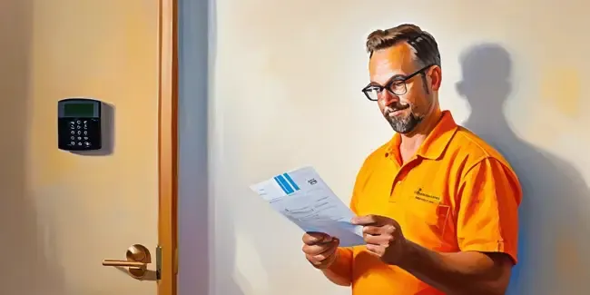 Home Automation holding an estimate