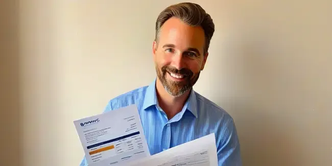 Marketing holding an estimate