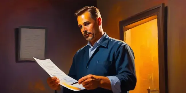 Paranormal Investigators professional holding a work order