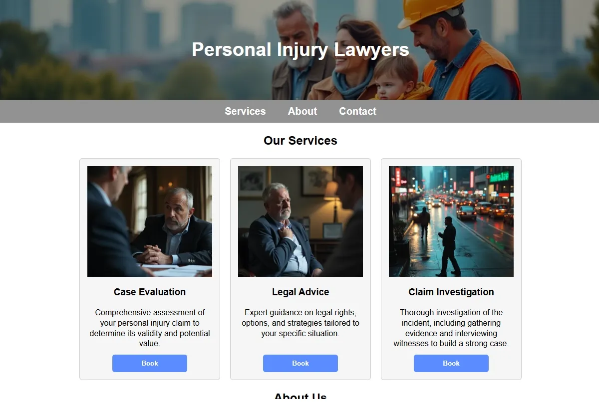 Personal Injury Lawyers professional working at a laptop