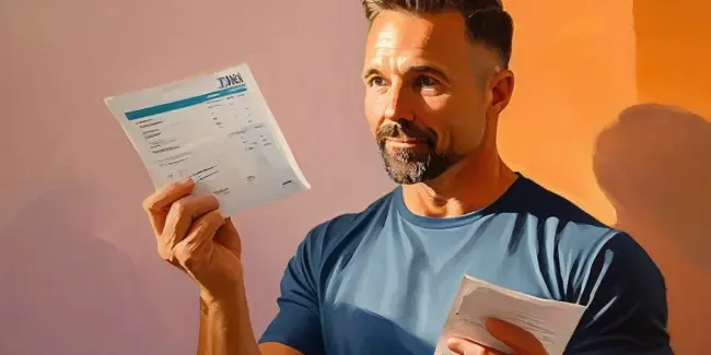 Personal Trainers professional holding a work order