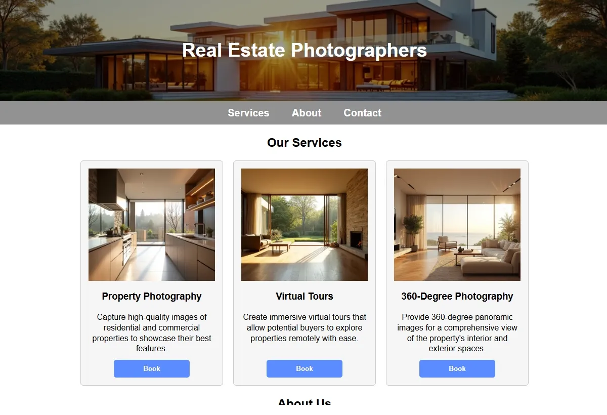 Real Estate Photographers professional working at a laptop