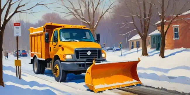 Snow Plow Services professional holding an estimate