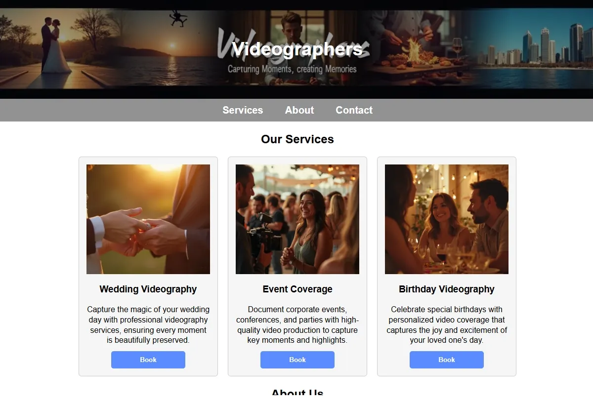 Videographers professional working at a laptop