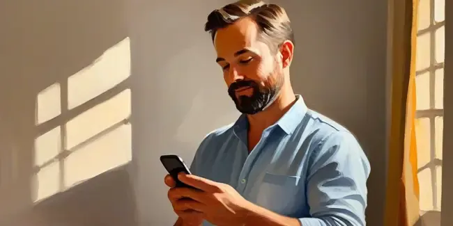 Interior Designers holding a smartphone